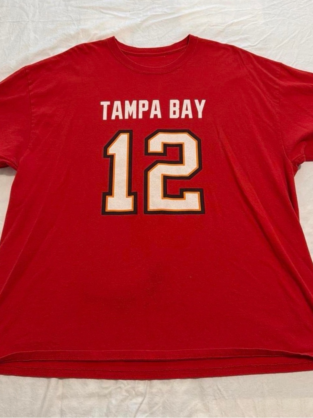 Tampa Bay 12 Red Short-Sleeve Crewneck Shirt